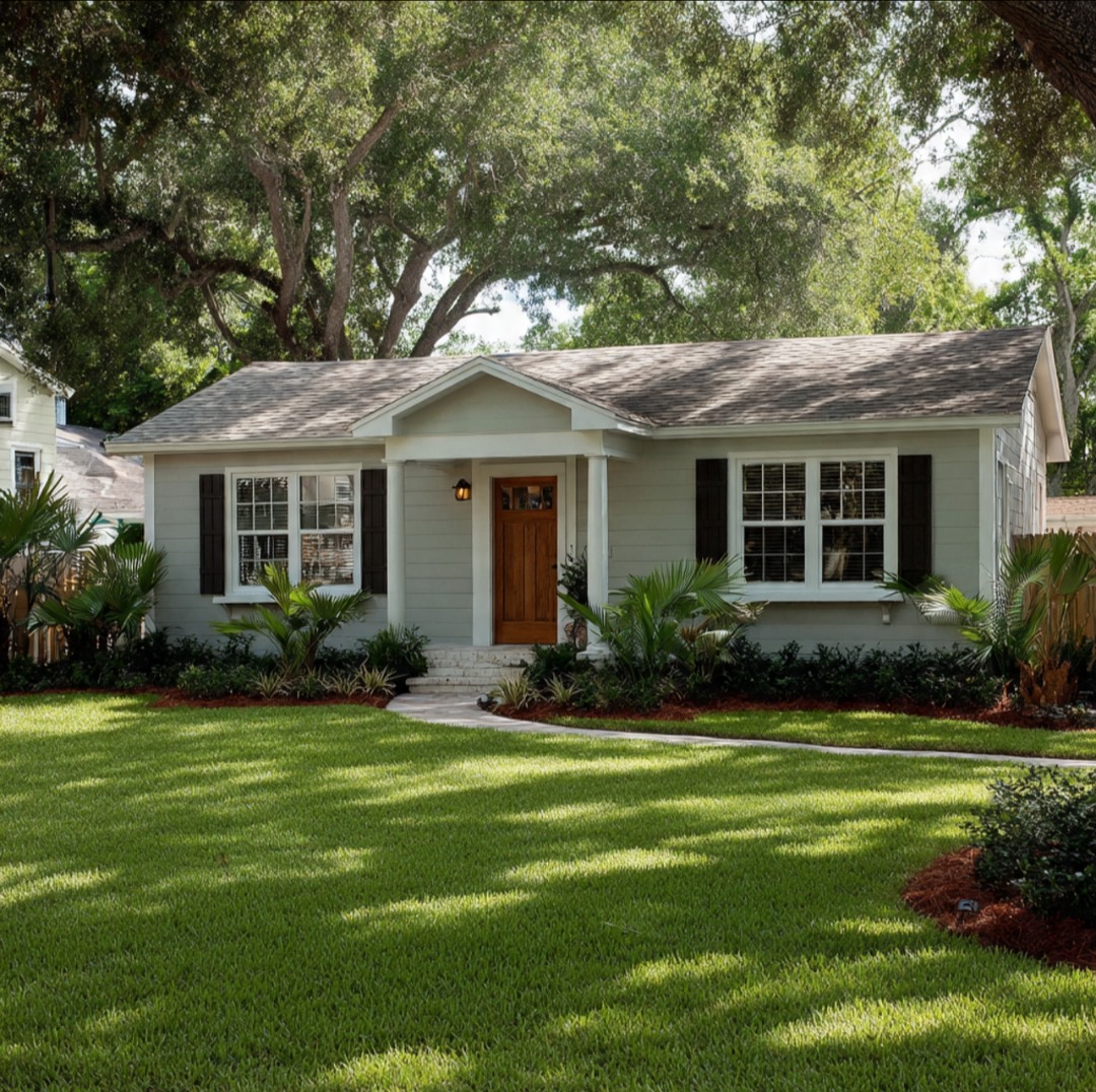 A healthy, pest-free Florida lawn maintained by Sykes Spray Service